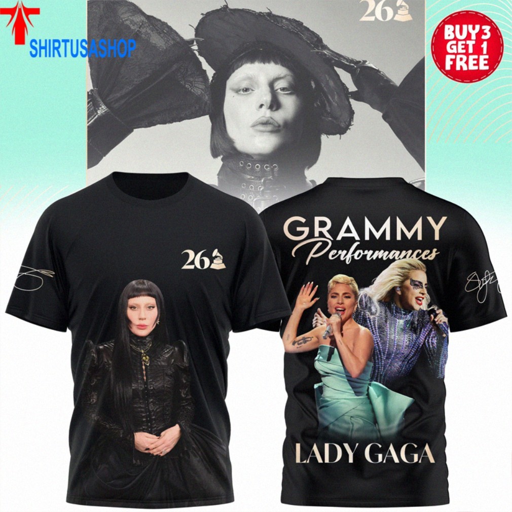 LADY GAGA 2026年ライブTシャツ Lサイズ Lady Gaga 2026 Grammy